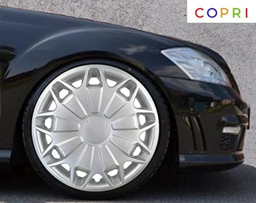 סט קופרי של כיסוי גלגלים בגודל 16 אינץ ', Hubcap Snap-On Fits Audi
