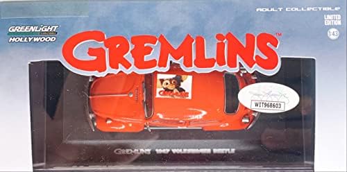 זאק גליגאן חתמה על חתימה חתומה על מכונית צעצועים מכתים Gremlins JSA עד