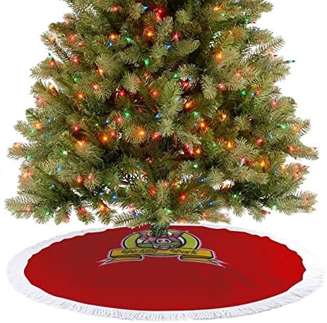 חצאית עץ חג המולד של חמוצים נושכים חמוצים לקישוטים למסיבות חג עם תחרה ציצית