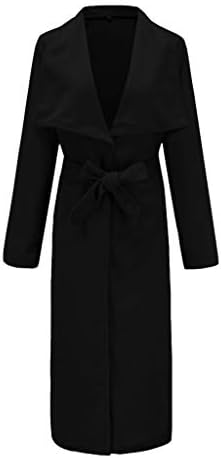 IYYVV כפתור דש דש לנשים ארוך תחבושת מעיל מעיל מעיל גבעות גוברים של מעיל פארק
