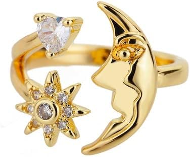 3 חנות בציר זירקון כוכב ירח פנים טבעות לנשים זהב קריסטל לב אצבע טבעת תכשיטי אבזרים-3-לשינוי גודל-63310