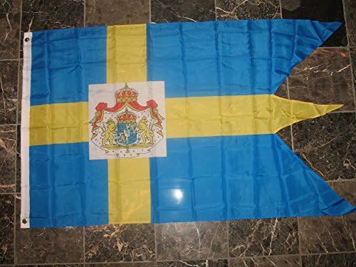 3x5 ft דגל רויאל סטנדרט רויאל 3'x5 'כרזת זנב שוודית