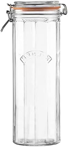 זכוכית 2.2L אחסון מזון פסטה ספגטי מיכל צנצנת כביסה אטומה אוויר