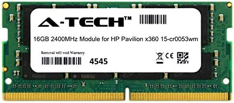 מודול A-Tech 16GB לביתן HP X360 15-CR0053WM מחשב נייד ומחברת תואם DDR4 2400MHz זיכרון זיכרון