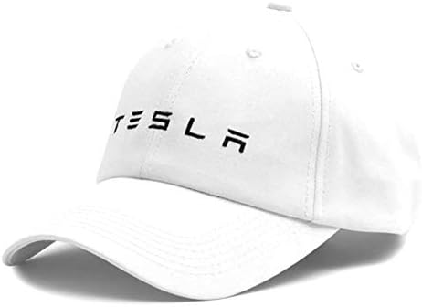 טסלה רכב לוגו בייסבול כובע רקום מובנה כותנה אבא כובע לגברים נשים