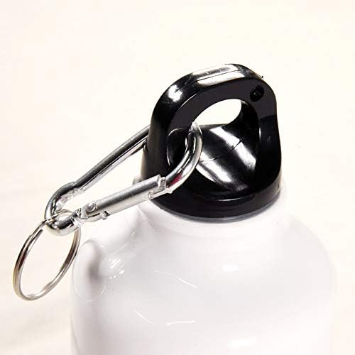 אצבע אמצעית קלת אלומיניום בקבוק מים ספורט BPA בחינם עם מחזיק מפתחות וכובע בורג 600 מל