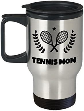 ספל נסיעות קפה טניס הטוב ביותר מצחיק טניסאי ייחודי כוס תה תה רעיון מושלם לגברים נשים טניס