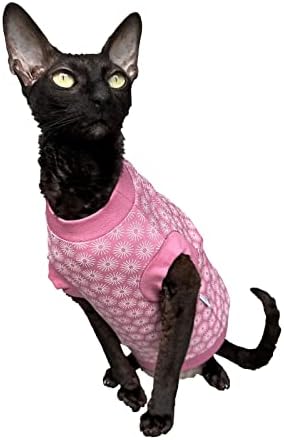קוטומודה חתול של חולצה ורוד אביב עבור ספינקס וחתולים עירומים