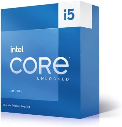 Intel Core I5 ​​I5-13600KF TETRADECA -CORE 3.50 GHZ מעבד - 24 מגה -בייט L3 מטמון - 20 מגה -בייט L2 מטמון