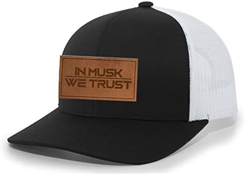 מורשת גאווה מושק אנחנו אמון אילון לייזר חקוק עור תיקון רשת חזרה נהג משאית כובע