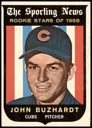 1959 Topps 118 ג'ון Buzhardt Chicago Cubs Ex/MT Cubs