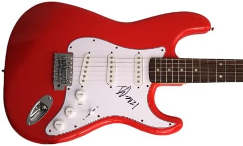 פרד דורסט חתום על חתימה בגודל מלא מכונית מירוץ אדום פנדר סטרטוקסטר גיטרה חשמלית עם אימות ג'יימס ספנס JSA -