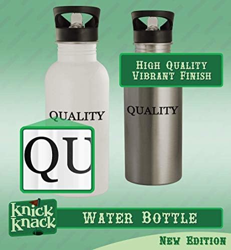 מתנות של Knick Knack דלקת דלקת - בקבוק מים מפלדת אל חלד 20oz, כסף
