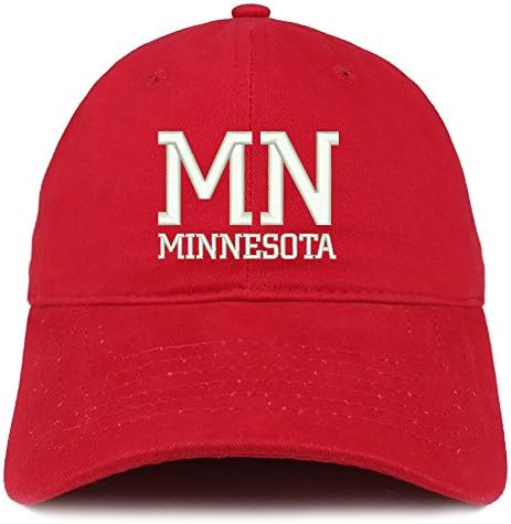 חנות הלבשה אופנתית Mn Minnesota State כובע כותנה רקום