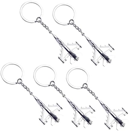 5 יחידות מפתח שרשרת מיני מחזיק מפתחות נירוסטה קסמי סגול מחזיק מפתחות מסע מחזיק מפתחות מתכת מטוס מחזיק מפתחות