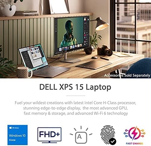 2021 Dell XPS 15 9510 מחשב נייד, 15.6 FHD+ 500 NIT