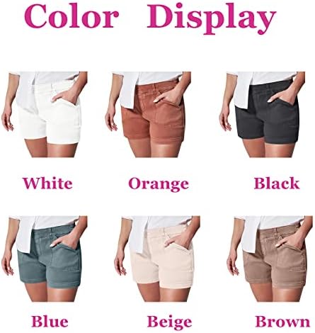 מכנסיים קצרים של מנועי נתיב של נשים, מכנסי טיול רגילים רגילים, מכנסיים קצרים של מכנסיים קצרים של קיץ עם