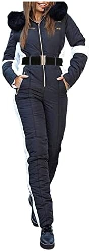 חליפת גוף פפאן אישה חליפה מזדמנת חיצונית ספורט עבה אופנה נשים רוכסן רוכסן סקי לנשים אלגנט