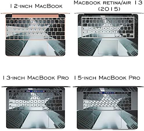 עור ויניל אלטרנטיבי תואם לאוויר MacBook 13 אינץ 'מק פרו 16 רשתית 15 12 2020 2019 2018 ארכיטקטורת העיר