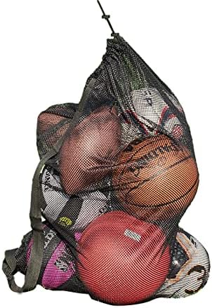 תיק כדורי רשת גדולים במיוחד תיק ספורט משיכה 40*29 בשקיות כדור עבודה ניידות עמידות עם רצועת כושר