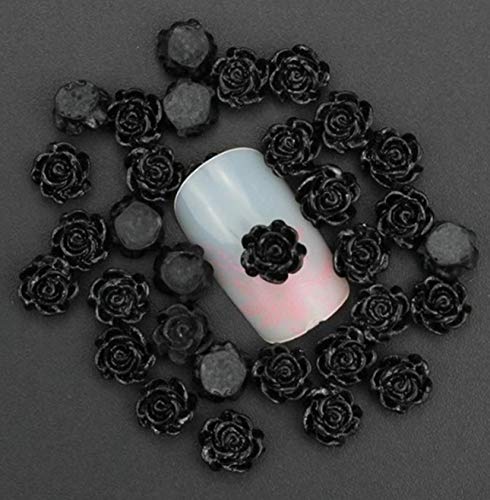 50 מחשב עלה פרחי שרף הרבעה נייל אמנות גבישי נעים פופולרי ציפורניים קריסטל אבני חן ערכות צבע עט מברשת