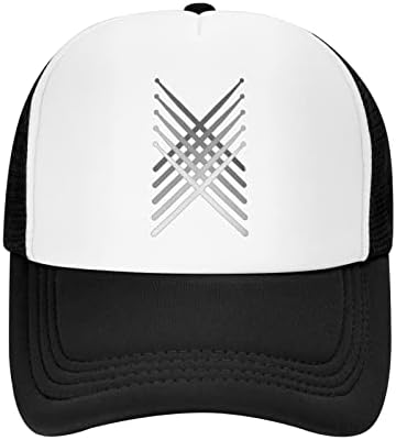דהייה כלי הקשה תוף מקלות נהג משאית כובע עבור גברים או נשים-רשת בייסבול כובע בחוץ