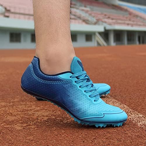 Gemeci Blue Green Spikes נעלי מסלול לגברים ונשים מסלול ומגרש נעליים נעלי 100-400 מטר מירוץ נוער