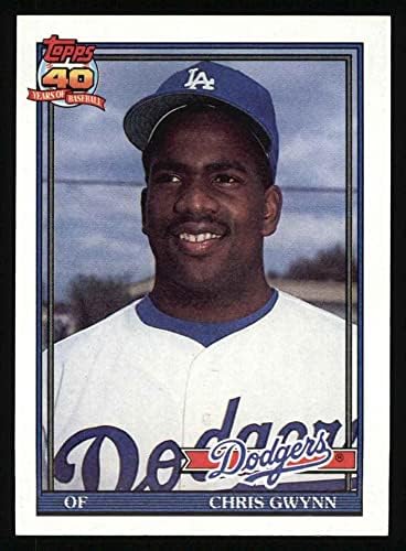 1991 Topps 99 כריס גווין לוס אנג'לס דודג'רס NM/MT Dodgers