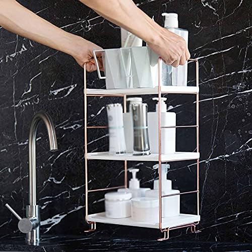 BKDFD מדף אמבטיה מתלה לאחסון מדפי עמדות מדפי קוסמטיקה מחזיק שמפו מקלחת מגש אמבטיה קאדי רב שכבתי