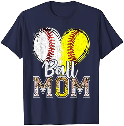 כדור אמא לב בייסבול סופטבול אמא נשים אמהות יום 2022 חולצה