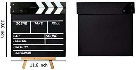 קיסיר 12איקס 11 & 34; סרט סרט למחוא לוח עץ סרט עץ סרט קלאפר לוח, שחור & מגבר; לבן