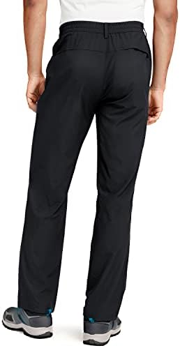מכנסיים של Softshell Mens משקל קל עמיד למים טיולים אטומים לרוח מכנסי הרים מכנסי חורף מכנסי הליכה מבודדים חיצוניים