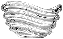 קולקציית גלי קריסטלייט קערה דקורטיבית בעבודת יד קריסטלית מודרנית - קערה 6.5 אינץ '