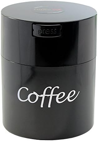 קפה 1/2 ליברות-האולטימטיבי ואקום אטום קפה מיכל, שחור עם לוגו
