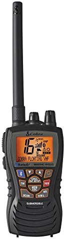 COBRA MR HH500 FLT BT כף יד רדיו VHF צף - 6 WATT, Bluetooth, צולל, מיקרופון מבטל רעש, תצוגת LCD עם