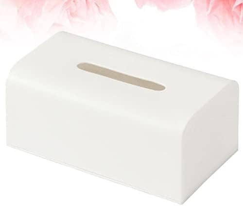 קופסת אחסון של מחזיק רקמות פלסטיק קופסת אחסון תמציתית שולחנית נייר מפיות מיכל אחסון לסלון