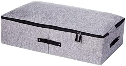 תיבת Zerodeko תיבת אחסון מתקפלת קופסת אחסון ניתן לערימה מיכלים לבגדים מתחת לסל אחסון מיטה מתקפלים מתחת