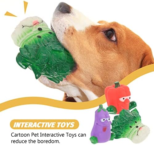 צעצועים בקיעת שיניים צעצועים בקיעת שיניים צעצועים 3 יחידות כלב צעצועים חריקים חיית מחמד צעצועים אינטראקטיביים
