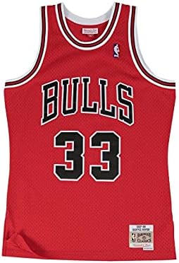 מיטשל ונס שיקגו בולס סקוטי פיפן 33 העתק אדום סווינגמן ג'רזי 2.0 NBA HWC כדורסל טריקוט