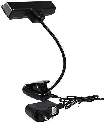 FDIT נייד 10 LED AC 110V ~ 220V מנורת שולחן, מנורת שולחן גמישה עם יציאת טעינה USB, מנורת שולחן תאורה ברמת
