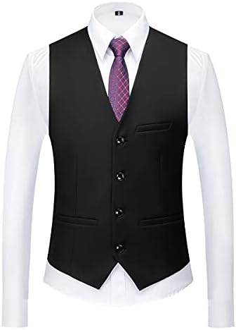 חליפות טוקסידו לגברים 3 חלקים בלייזר חליפה מזדמן בכושר דק שני כפתורים מעילי נשף חתונה אפוד ומכנסיים