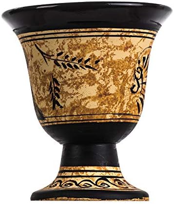 גביע הצדק של פיתגורס ספל הוגן פיתגורס אלת יוונית עתיקה אפרודיטה מצוירת קרמיקה שמישה