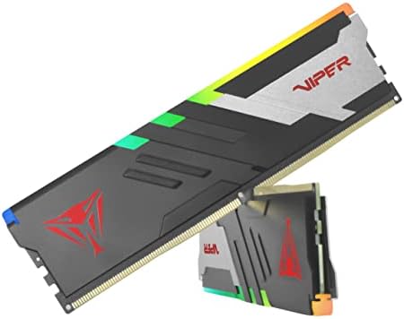 Patriot Viper Venom RGB DDR5 32GB 7400MHz ערכת זיכרון משחק שולחן עבודה UDIMM - PVVR532G740C36K