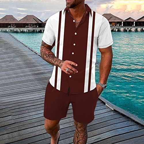 קיץ גדול וגבוה חולצות לגברים גברים של אביב / קיץ פנאי ספורט הוואי חוף סגנון תפרים ותלבושות