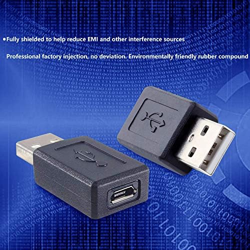 SAISN MINI מתאם USB USB 2.0 זכר לממיר מיקרו נשי של USB