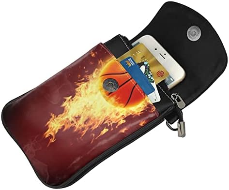 כדורסל ארנק טלפון סלולרי קטן עם חריצי כרטיסי אשראי מסך מגע תיק נייד תיק ננו-ננו