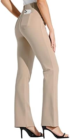 מכנסי שמלת יוגה לנשים של וויליט מכנסיים מגוונים מכנסיים מכנסיים משרדים מכנסיים מזדמנים משרדים