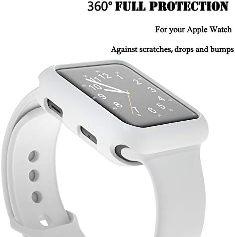 מארז מגן סיליקון רך של Magwei התואם ל- Apple Watch 38 ממ/42 ממ 40 ממ/44 ממ, סדרת Iwatch SE תואמת