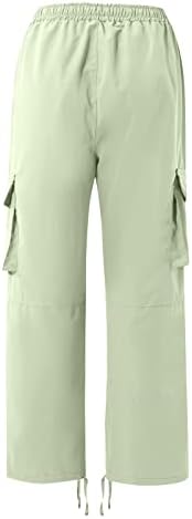 מכנסי גברים של וולדור אביב טיולי סתיו ספורט ספורט מרובי כיסים מכנסי מטען בצבע אחיד שרוך מכנסיים