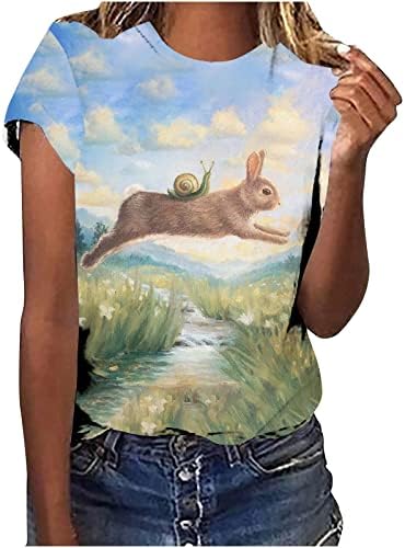 חולצות טריקו גרפיות ארנב ארנב ארנב חמוד ארנב חמוד